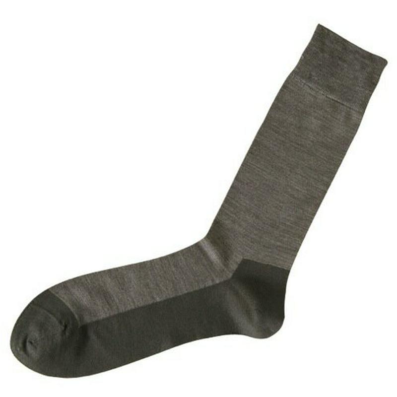 【あす楽】【Tabio MEN】 メンズ絹×綿バンナービジネスソックス グレー 灰色 / 靴下屋 靴下 タビオ Tabio くつ下 メンズ 日本製 ¬¬