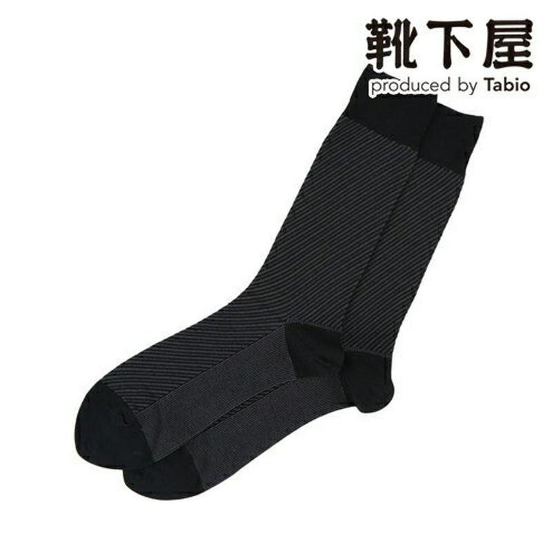 【あす楽】50%OFF【Tabio MEN】 メンズ ジャガードレジメンタルストライプソックス / 靴下屋 靴下 タビオ Tabio くつ下 クルー ビジネス メンズ 日本製 2101sl