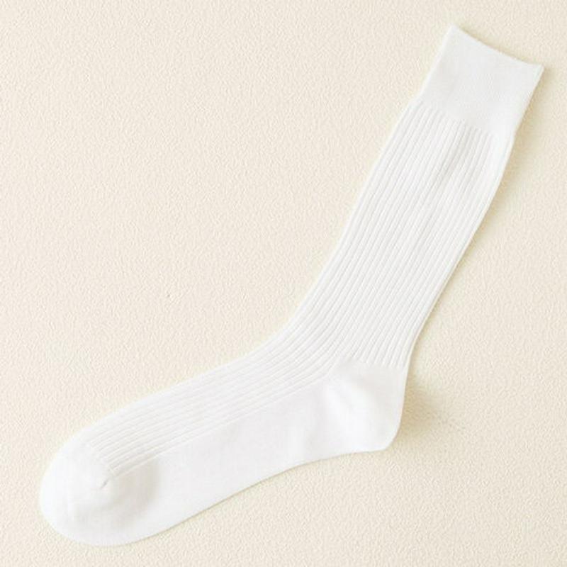 【あす楽】【Tabio MEN】 メンズさらりとした2×2リブソックス27〜29cm サラシ ホワイト 白 / 靴下屋 靴下 タビオ Tabio くつ下 メンズ 日本製 夏 ¬