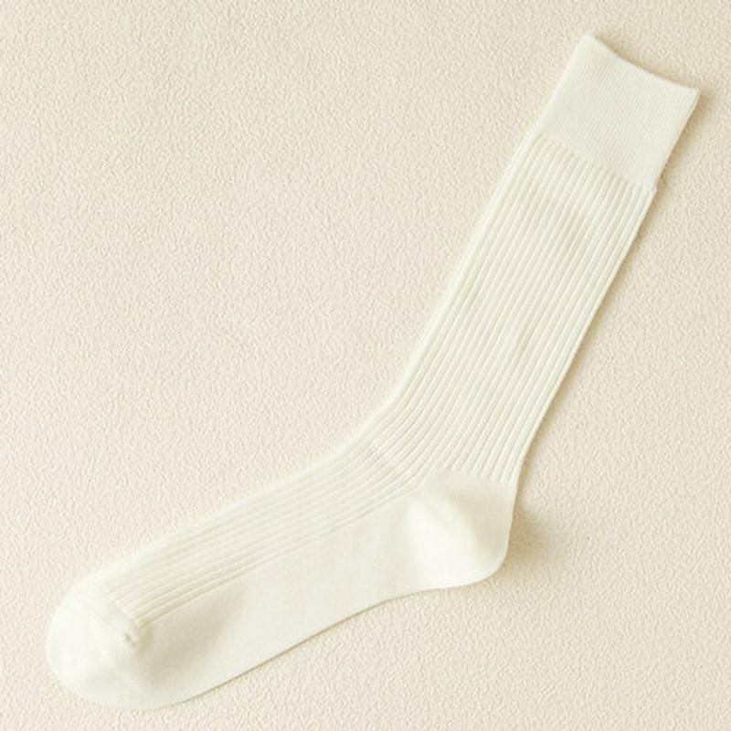 【あす楽】【Tabio MEN】 メンズさらりとした2×2リブソックス27〜29cm オフホワイト ホワイト 白 / 靴下屋 靴下 タビオ Tabio くつ下 メンズ 日本製 夏 ¬