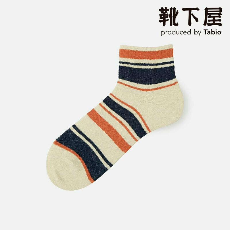 【あす楽】【Tabio MEN】 メンズ ブークレー ブロック切替 ショートソックス / 靴下屋 靴下 タビオ くつ下 ショート メンズ 日本製