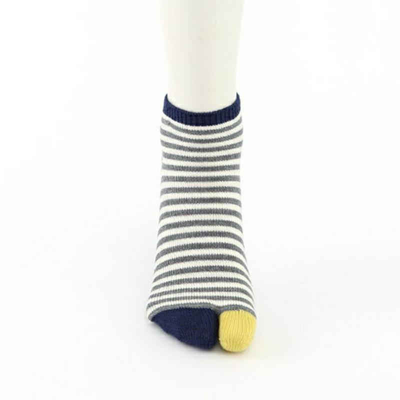 【あす楽】【Tabio MEN】 メンズ 足袋 指切替ボーダースニーカー用ソックス / 靴下屋 靴下 タビオ くるぶし くつ下 タビ たび カジュアル メンズ 日本製 父の日 2206mka