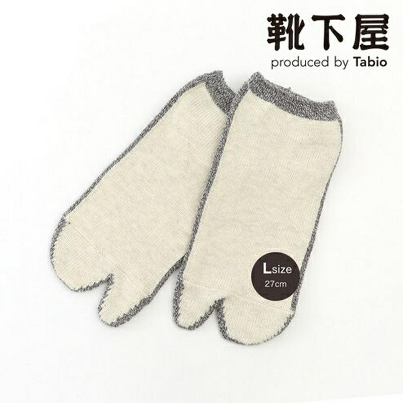 【あす楽】【Tabio MEN】 メンズ 足袋サイドラインスニーカー用ソックス27〜29cm / 靴下屋 靴下 タビオ くつ下 