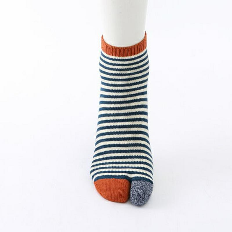 【あす楽】【Tabio MEN】 メンズ 足袋 指切替ボーダースニーカー用ソックス27〜29cm / 靴下屋 靴下 タビオ くつ