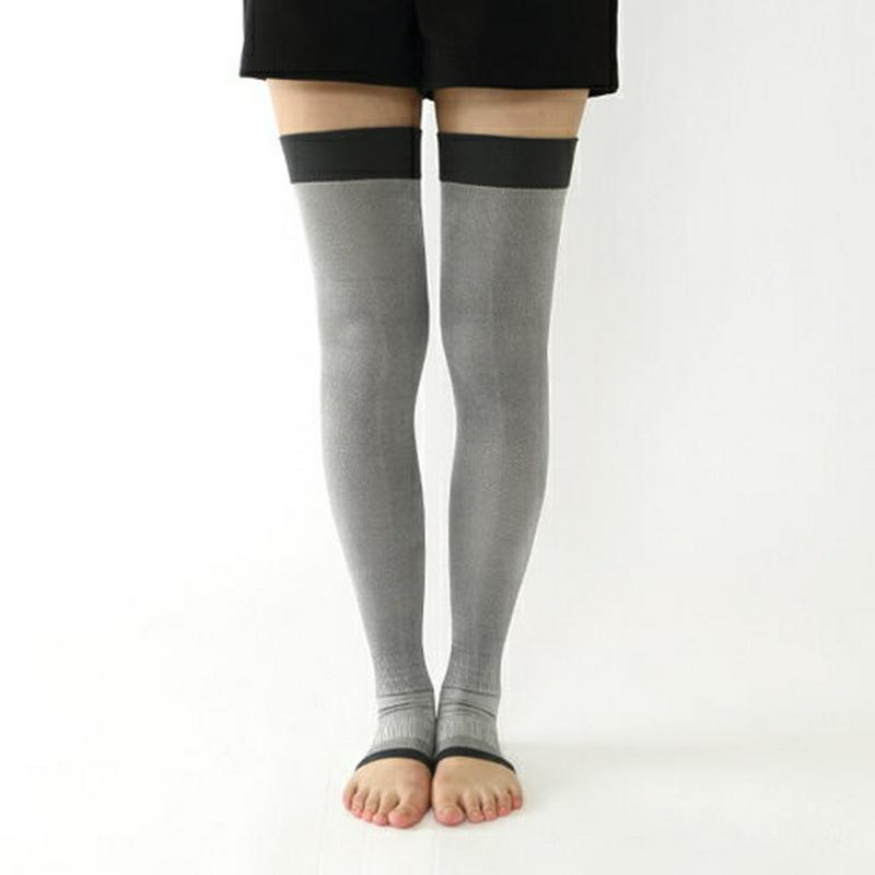 【あす楽】【TABIO LEG LABO】 シルクおやすみサイハイソックス / 靴下屋 靴下 タビオ Tabio くつ下 着圧 レディース 日本製