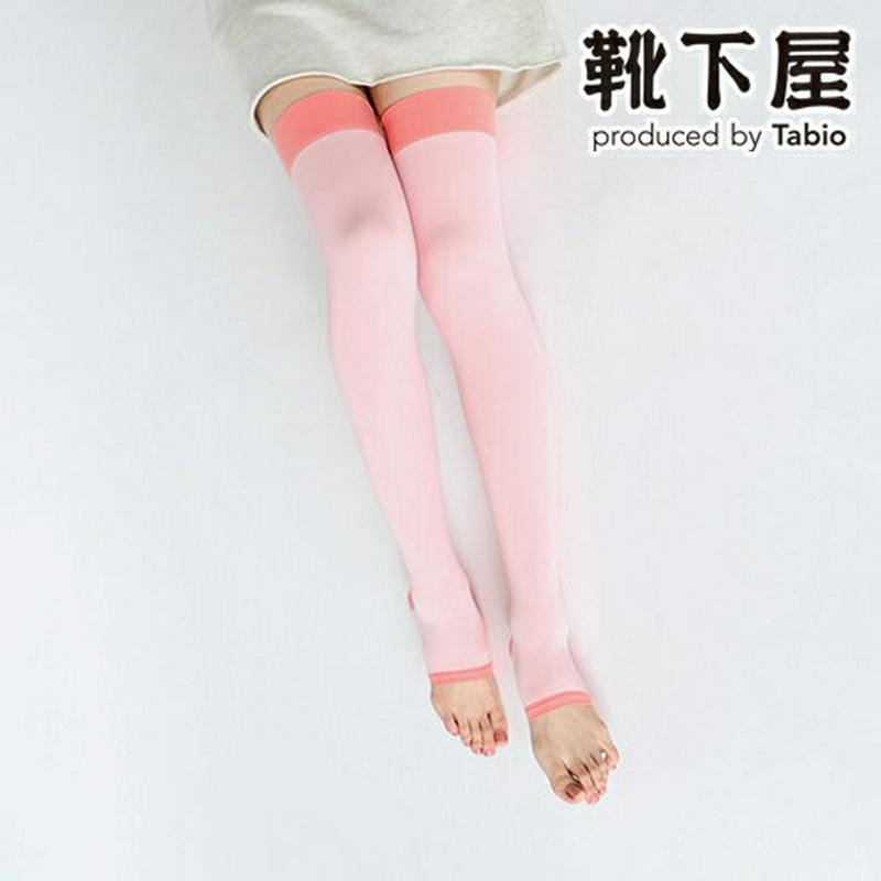 【あす楽】【TABIO LEG LABO】 おやすみ着圧ニーハイソックス / 靴下屋 靴下 タビオ Tabio くつ下 レディー