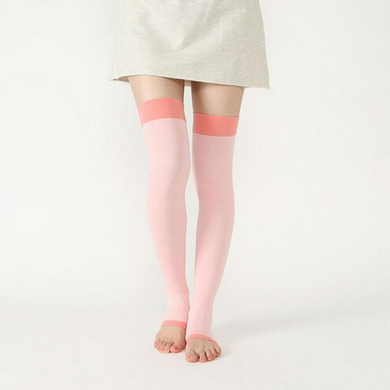 【あす楽】【TABIO LEG LABO】 おやすみ着圧ニーハイソックス / 靴下屋 靴下 タビオ Tabio くつ下 レディー
