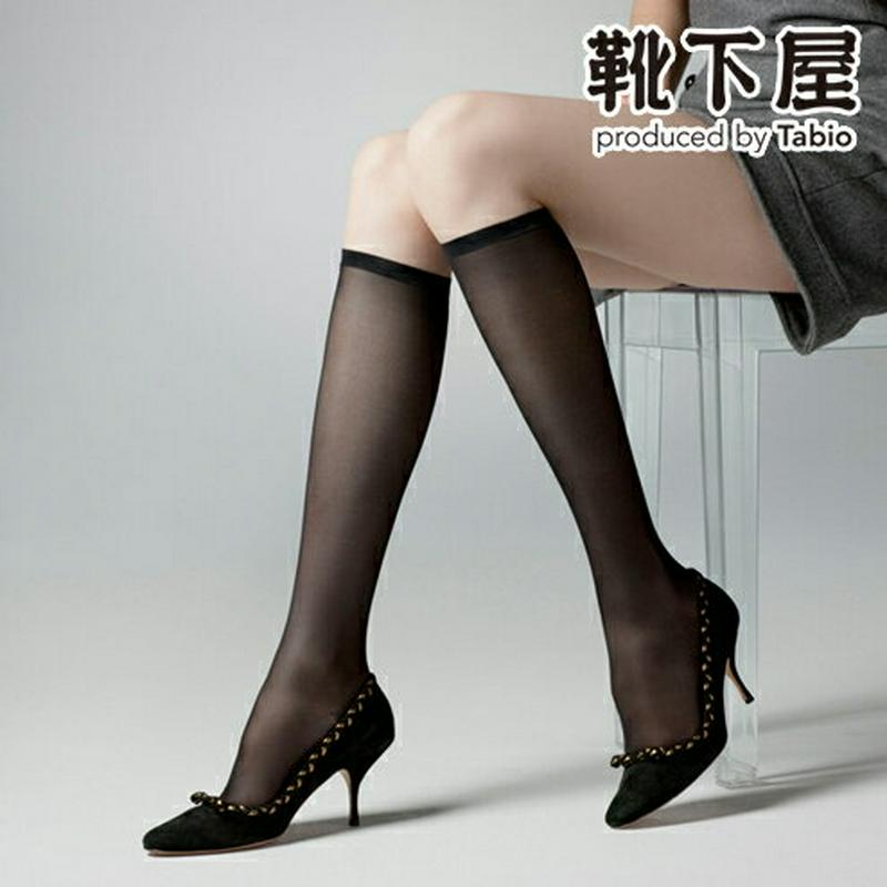 【あす楽】50%OFF【TABIO LEG LABO】 着圧薄手無地ハイソックス / 靴下屋 靴下 タビオ Tabio くつ下 レディース タイツ ハイソックス ひざ下 着圧 日本製 2101sl
