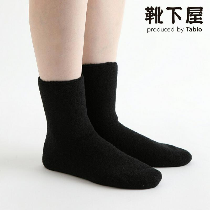 【あす楽】【TABIO LEG LABO】 裏起毛 ウールソックス / 靴下屋 靴下 タビオ くつ下 クルー レディース 日本製