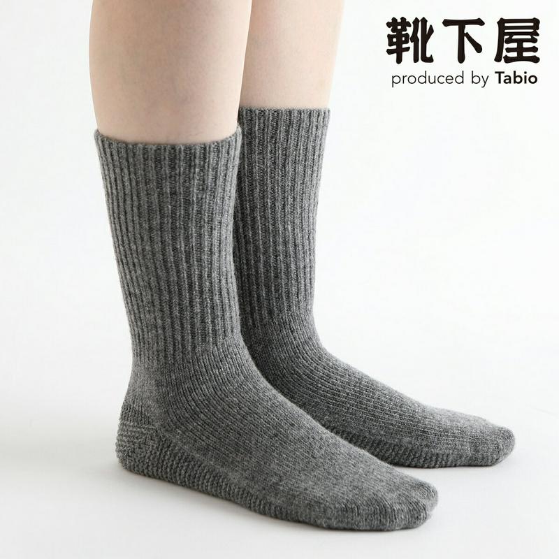 【全品送料無料★～11/11 23:59迄】【あす楽】【公式 TABIO LEG LABO】 ホールガーメント 1×1 リブクルー / 靴下屋 靴下 タビオ くつ下 クルー レディース 日本製