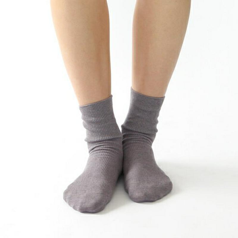 【あす楽】【TABIO LEG LABO】 広陵綿1×1リブソックス / 靴下屋 靴下 タビオ Tabio くつ下 クルー レデ