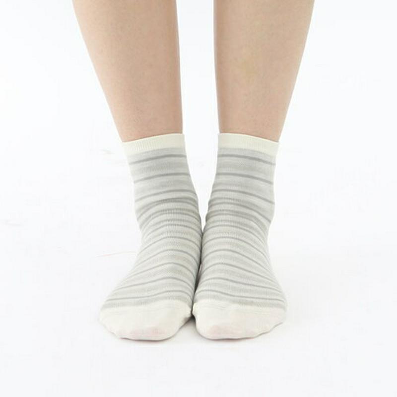 【あす楽】【TABIO LEG LABO】 ◆綿100%◆ボーダーショートソックス / 靴下屋 靴下 タビオ くつ下 レディース 日本製