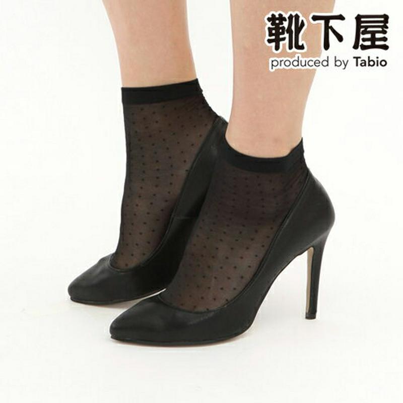 【あす楽】【Tabio】 ピンドットソックス / 靴下屋 靴下 タビオ くつ下 ショート レディース 日本製
