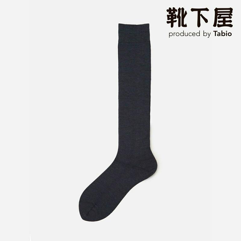 【全品送料無料～6/26 09:59迄】【あす楽】【公式 Tabio】 メランジ ハイソックス / 靴下屋 靴下 タビオ くつ下 ハイ レディース 日本製