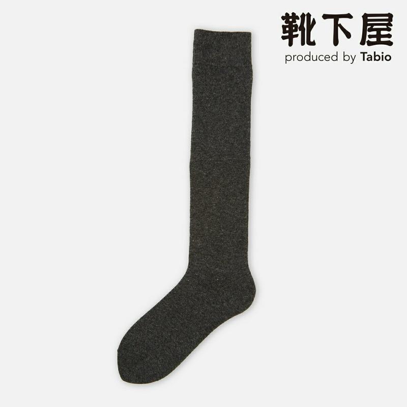 【あす楽】【Tabio】 ウール 無地 ハイソックス / 靴下 タビオ Tabio くつ下 ウール ハイ レディース 日本製 ¬