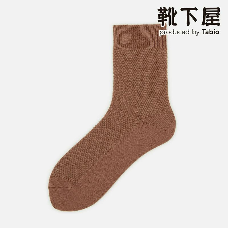 【あす楽】【Tabio】 毛混 リンクスカノコ クルーソックス / 靴下屋 靴下 タビオ くつ下 クルー レディース 日本製
