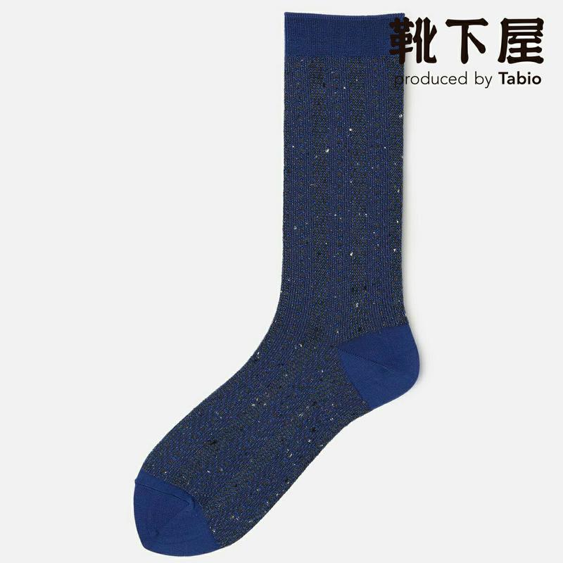 【あす楽】【Tabio】 ツィード風 ストライプ ソックス / 靴下屋 靴下 タビオ くつ下 クルー レディース 日本製 191
