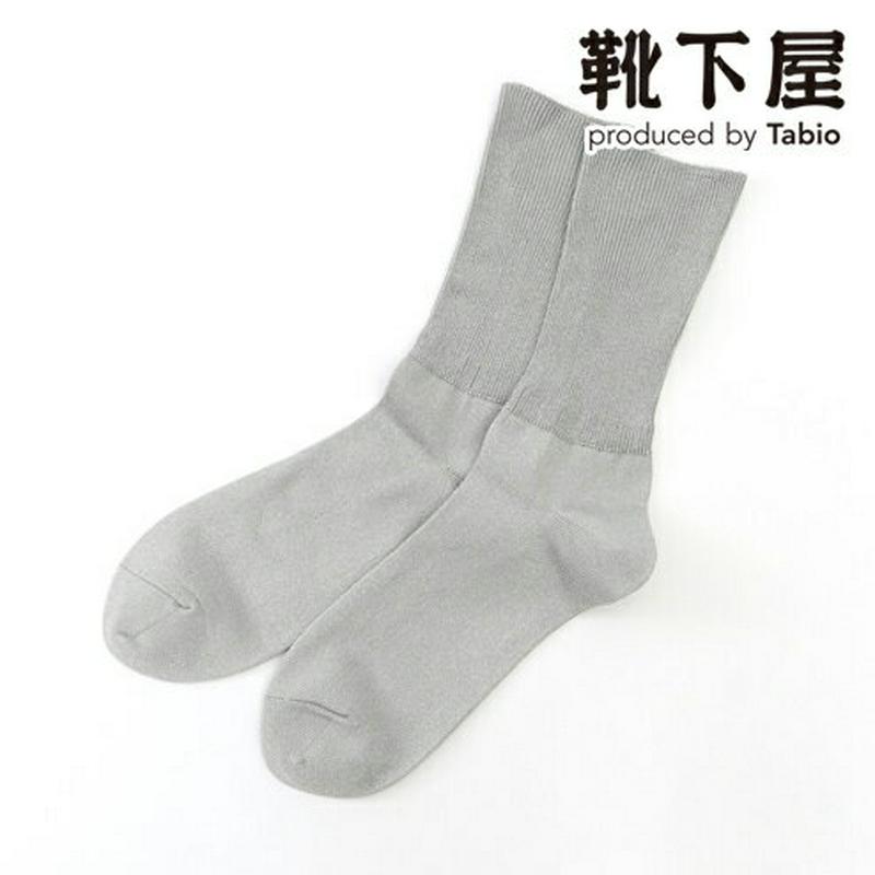 【あす楽】【Tabio】 ラメリブベタソックス / 靴下屋 靴下 タビオ くつ下 クルー レディース 日本製