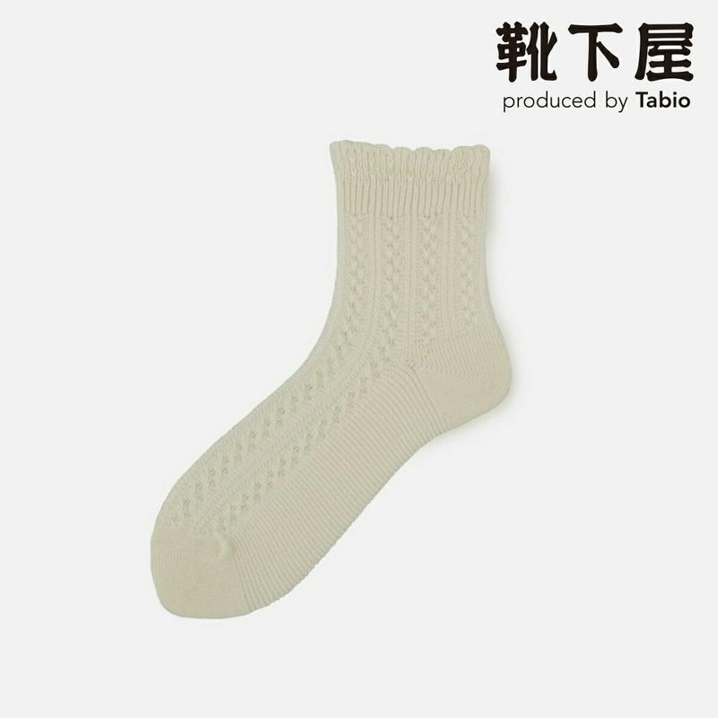 【あす楽】【Tabio】 毛混 リンクスタック ロークルーソックス / 靴下屋 靴下 タビオ くつ下 ショート レディース 日本