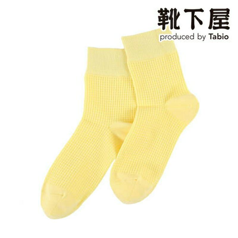 【あす楽】【Tabio】 スウェードタッチワッフルソックス / 靴下屋 靴下 タビオ くつ下 ショート レディース 日本製