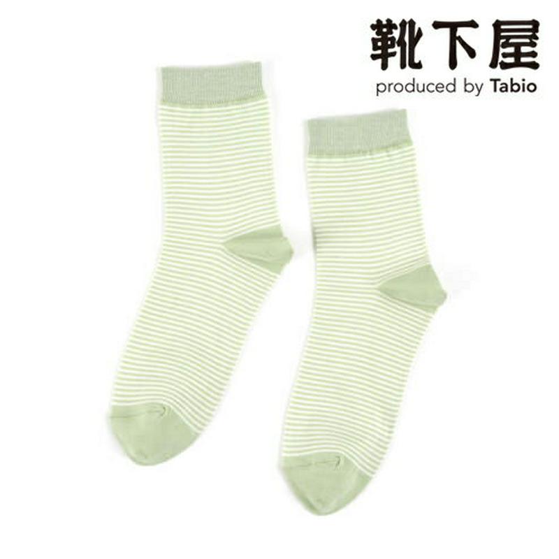 【あす楽】【Tabio】 ピンボーダーソックス / 靴下屋 靴下 タビオ くつ下 ショート レディース 日本製