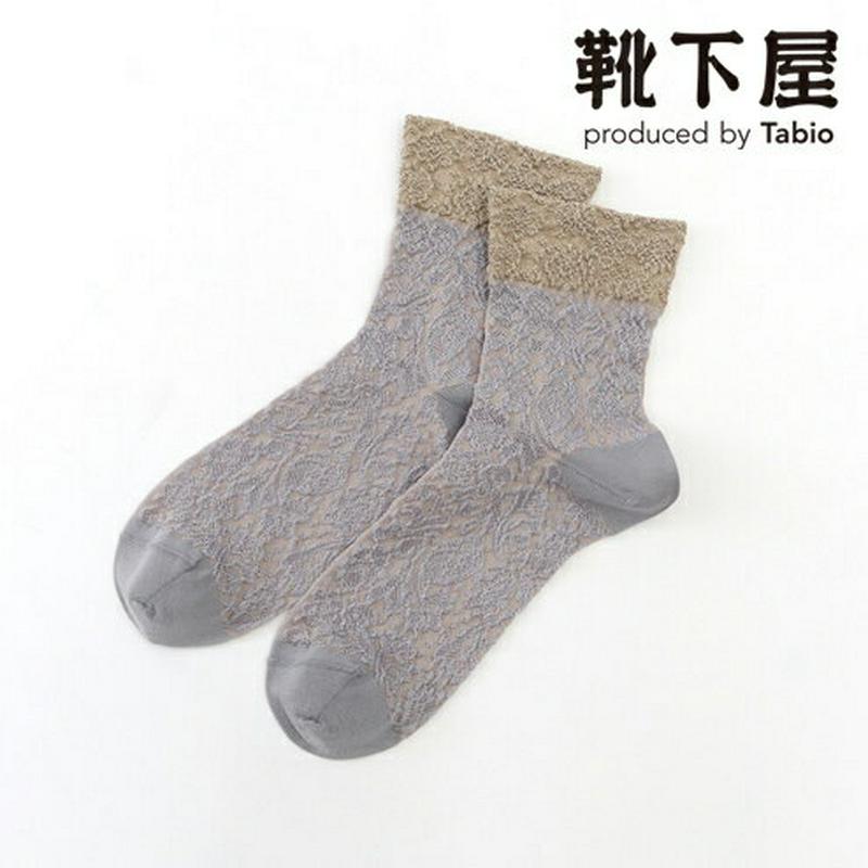 【あす楽】【Tabio】 フロート履き口ラメショートソックス / 靴下屋 靴下 タビオ くつ下 レディース 日本製