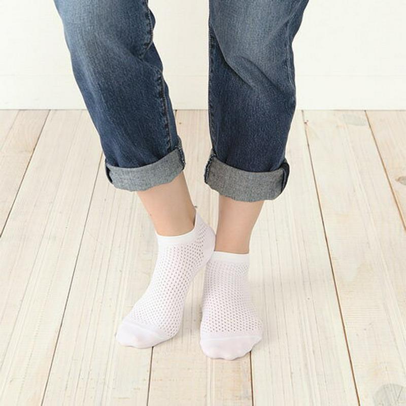 【全品送料無料★〜6/11 23:59迄】【あす楽】【Tabio】 大メッシュスニーカー用ソックス / 靴下屋 靴下 タビオ くつ下 レディース 日本製 2206ka