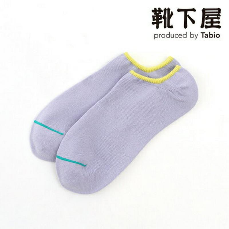 【全品送料無料～6/26 09:59迄】【あす楽】【公式 Tabio】 トップ切り替えスニーカー用ソックス / 靴下屋 靴下 タビオ くつ下 レディース スニーカー丈 黒 日本製