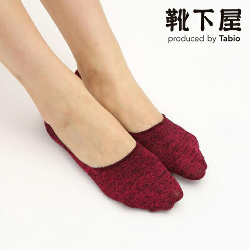 【全品送料無料★〜6/11 23:59迄】【あす楽】【Tabio】 リネン杢深履きカバー / 靴下屋 靴下 タビオ くつ下 フットカバー 消臭靴下 レディース 日本製