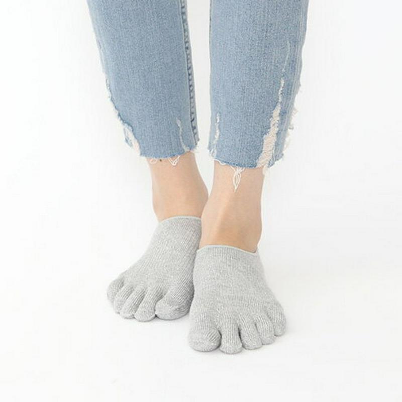 【あす楽】【Tabio】 麻混ラメ5本指深履きカバーソックス / 靴下屋 靴下 タビオ Tabio くつ下 レディース 五本指ソ