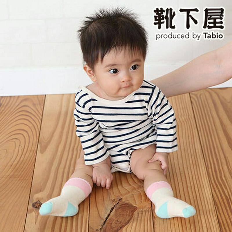 【全品送料無料～6/26 09:59迄】【あす楽】【公式 靴下屋】 ベビー パイルネップハイソックス / 靴下 タビオ Tabio くつ下 ベビー ベビーソックス 子供 子供用靴下 出産祝い ギフト 日本製