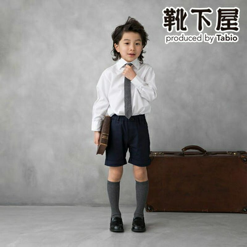 【あす楽】【靴下屋】 キッズ 2×1リブハイソックス16〜18cm / 靴下 タビオ Tabio くつ下 ハイ キッズ 子供 子供用靴下 日本製