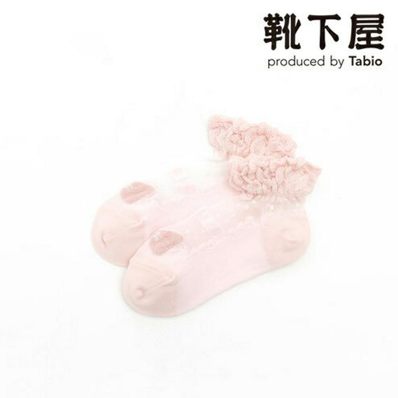 【あす楽】【靴下屋】 キッズ リボンシューズスニーカー用ソックス16〜18cm / 靴下 タビオ Tabio くつ下 スニーカー キッズ 子供 子供用靴下 日本製