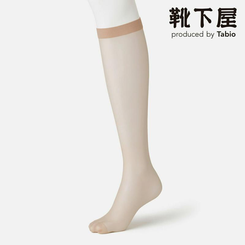 【全品送料無料～6/26 09:59迄】【あす楽】【公式 靴下屋】 美しい素肌感 ゴムゆる ハイソックス / 靴下 タビオ Tabio くつ下 ハイ レディース 黒 日本製