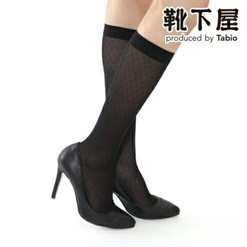 【あす楽】【靴下屋】 コウシ柄ハイソックス / 靴下 タビオ Tabio くつ下 レディース 日本製