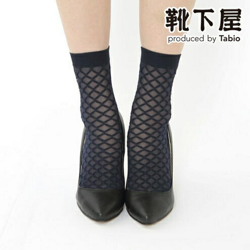 【あす楽】【靴下屋】 ◆消臭◆大タックダイヤショートソックス / 靴下 タビオ Tabio くつ下 レディース 日本製