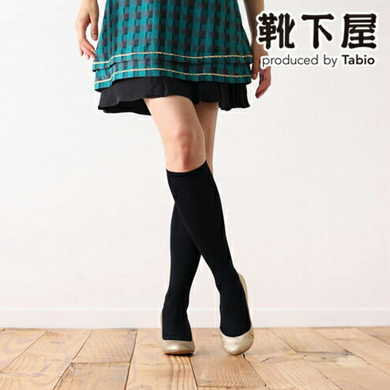 【あす楽】【靴下屋】 ハイゲージベタハイソックス24〜26cm / 靴下 タビオ Tabio くつ下 ハイ レディース 日本製 2206ka
