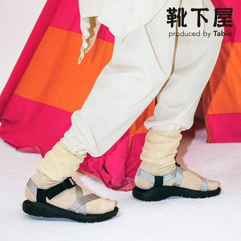 【あす楽】【靴下屋】 メローくしゅリブソックス / 靴下 タビオ Tabio くつ下 クルー レディース 日本製