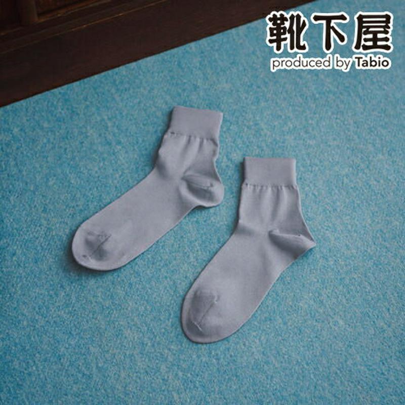 【全品送料無料★〜6/11 23:59迄】【あす楽】【靴下屋】 ゴム長無地ショートソックス24〜26cm / 靴下 タビオ Tabio くつ下 ショート レディース 日本製 2206ka