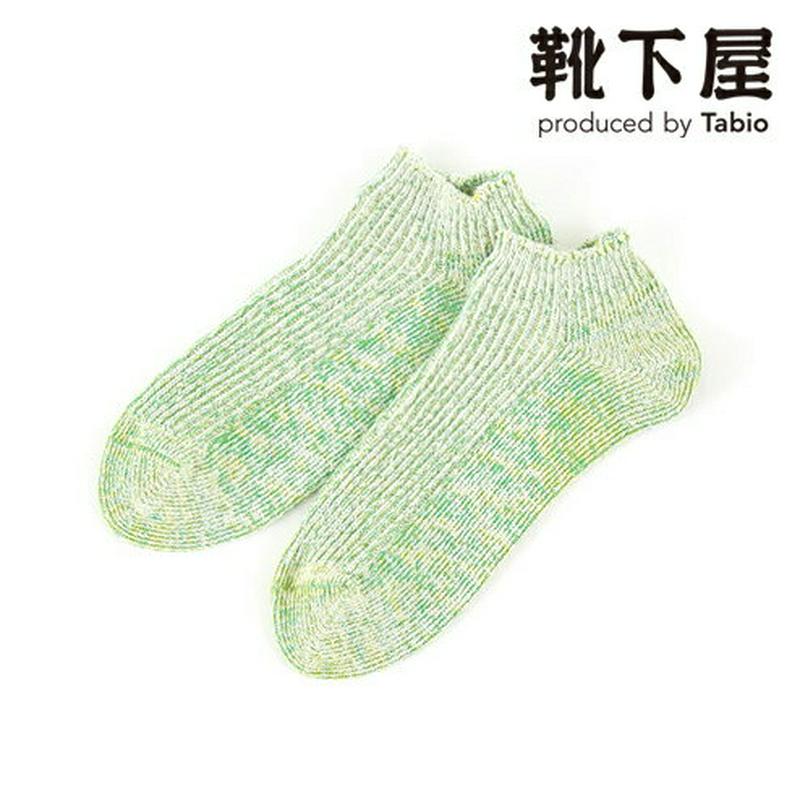 【全品送料無料★〜12/26 23:59迄】【あす楽】【靴下屋】 リネンヴィンテージ調リブスニーカー / 靴下 タビオ Tabio くつ下 ショート スニーカー用ソックス レディース 日本製 2112ka