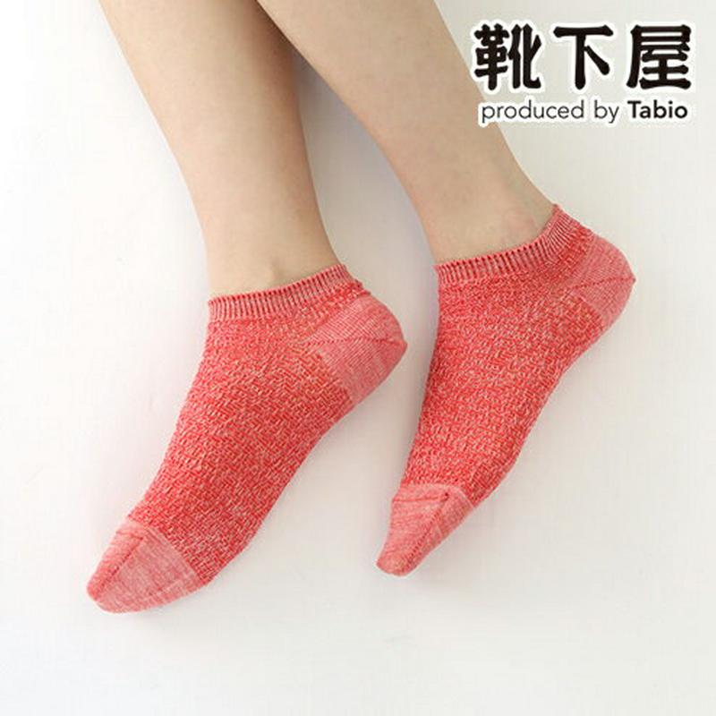 【あす楽】【靴下屋】 麻メッシュスニーカー用ソックス / 靴下 タビオ Tabio くつ下 レディース 日本製
