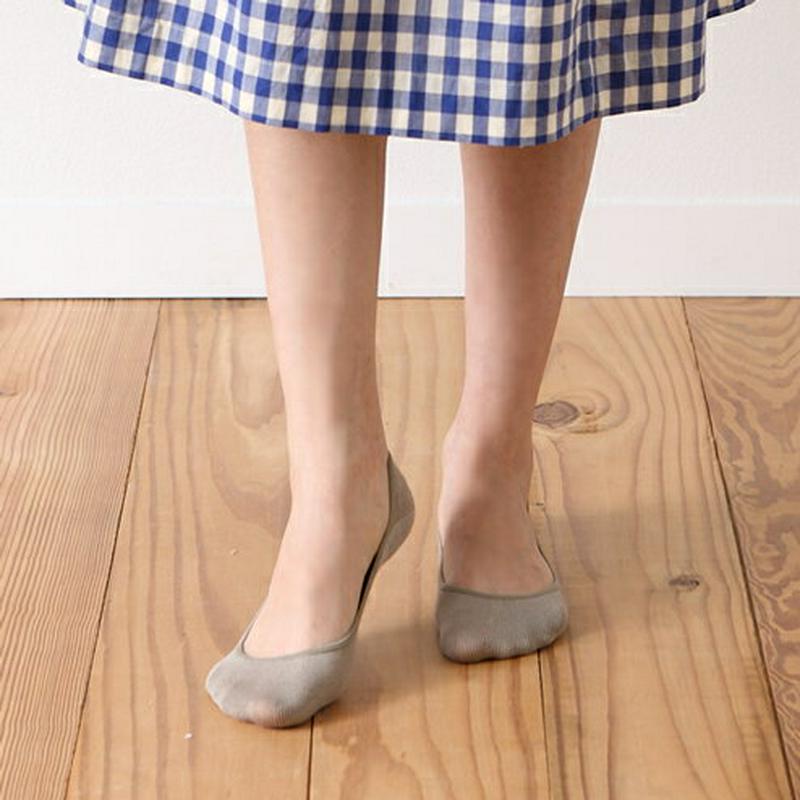【あす楽】【靴下屋】 ドライな消臭カバーソックス24〜26cm クロ 黒 ブラック / 靴下 タビオ Tabio くつ下 レディース 日本製 ¬¬