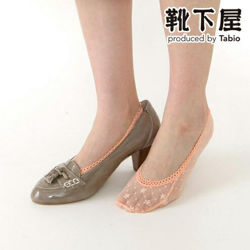【あす楽】【靴下屋】 ストレッチ小花カバーソックス / 靴下 タビオ Tabio くつ下 レディース フットカバー 日本製 2106sl