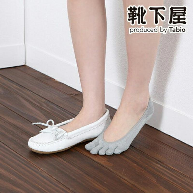 【公式 靴下屋】 消臭・速乾 5本指 カバーソックス 24～26cm / 靴下 タビオ Tabio くつ下 レディース 五本指ソックス 五本指靴下 5本指ソックス 5本指靴下 フットカバー 大きいサイズ Lサイズ 消臭靴下 デオドラント 吸水 速乾 日本製 2401de