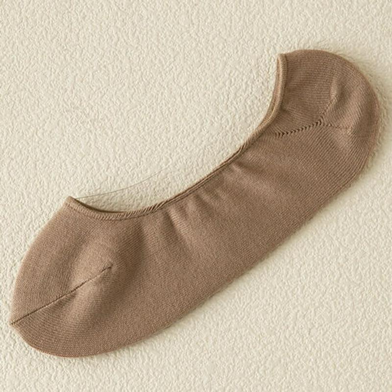 【あす楽】【靴下屋】 綿素材の無地カバーソックス 24〜26cm ベージュ / 靴下 タビオ Tabio くつ下 レディース 日