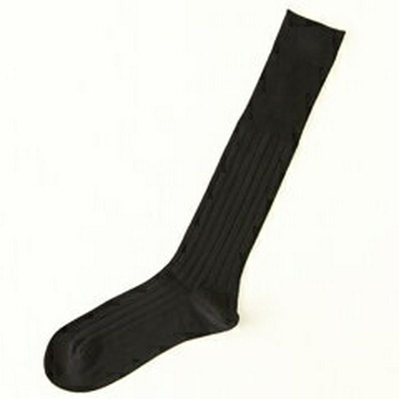 【あす楽】【Tabio MEN】 9×2ビジネスロングホーズ（ハイソックス）27〜29cm スミクロ 黒 ブラック / 靴下屋 靴下 タビオ Tabio くつ下 メンズ 日本製 ¬