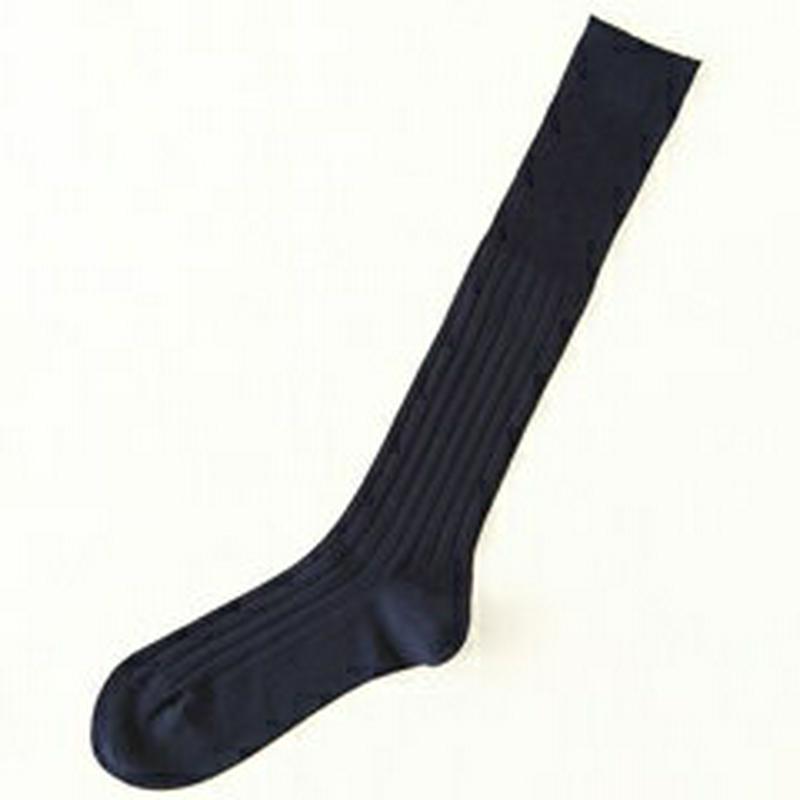 【あす楽】【Tabio MEN】 9×2ビジネスロングホーズ(ハイソックス)23〜24cm ノウコン 紺　ネイビー / 靴下屋 靴下 タビオ Tabio くつ下 メンズ 日本製 父の日 ¬¬