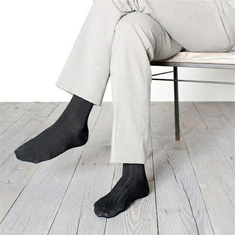 【あす楽】【Tabio MEN】 9×2ビジネスロングホーズ(ハイソックス)23〜24cm ノウコン 紺　ネイビー / 靴下屋 靴下 タビオ Tabio くつ下 メンズ 日本製 父の日 ¬¬