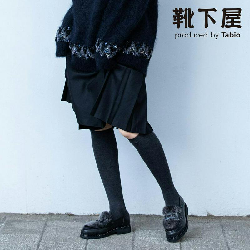 【あす楽】【靴下屋】 コットンブレンドハイソックス / 靴下 タビオ Tabio くつ下 レディース ハイソックス 日本製