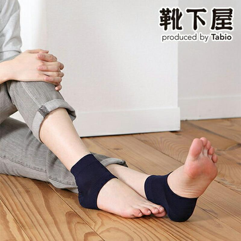 【あす楽】【靴下屋】 トウレスかかとカバー / 靴下 タビオ Tabio くつ下 レディース かかと かかとソックス かかとカバー 冷え対策 冷えとり 冷房対策 サンダル 日本製
